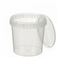 Plastic Bakjes Zegelsluit Cups Ringlock Tamper Evident Garantiesluiting Originalitatverschluss 1180Ml Disposable Discounter 2