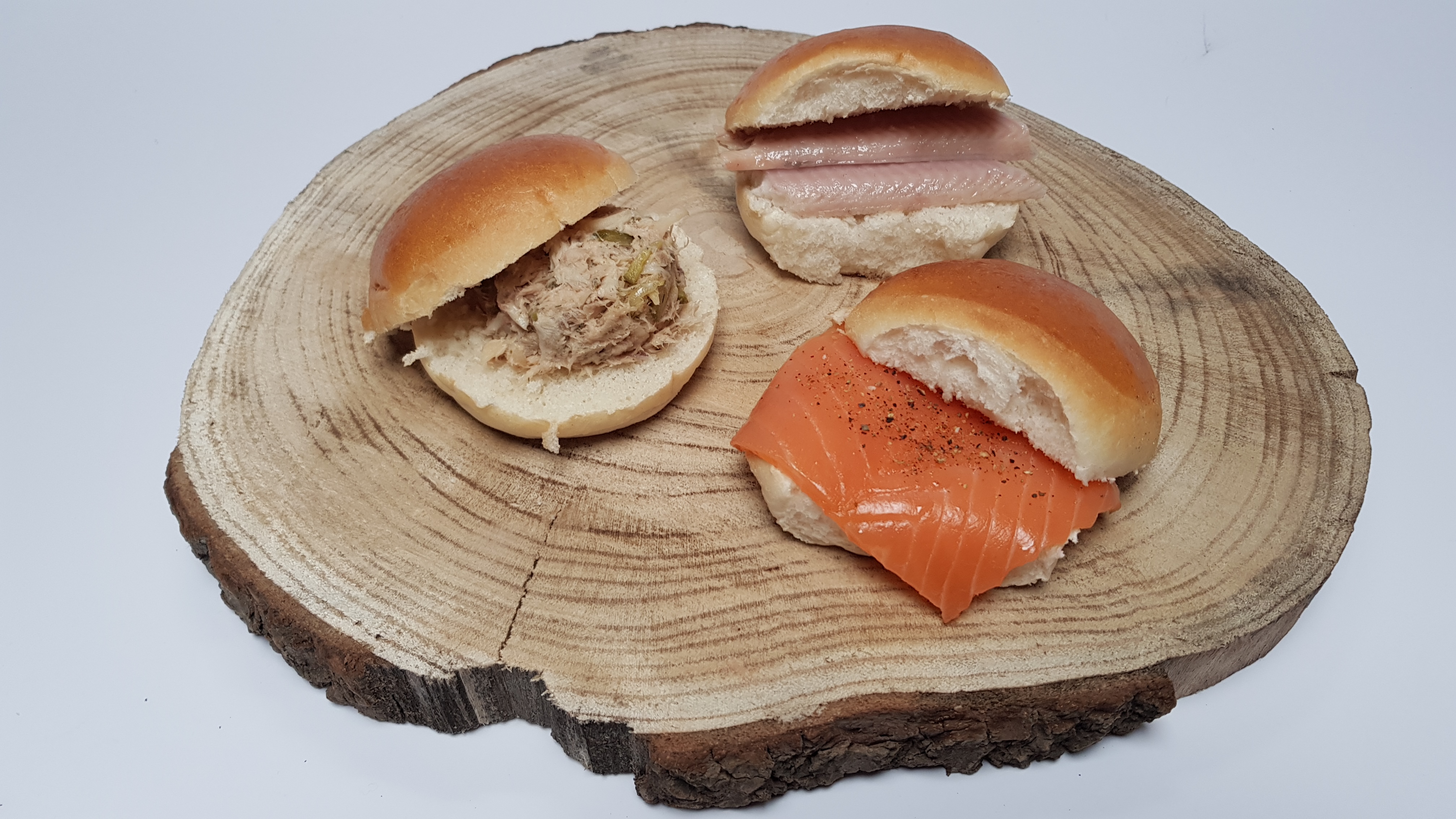 Mini bolletjes met vis