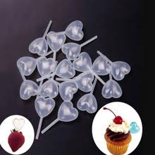 50 stuks - 4 ml dessert pipet hartjes design