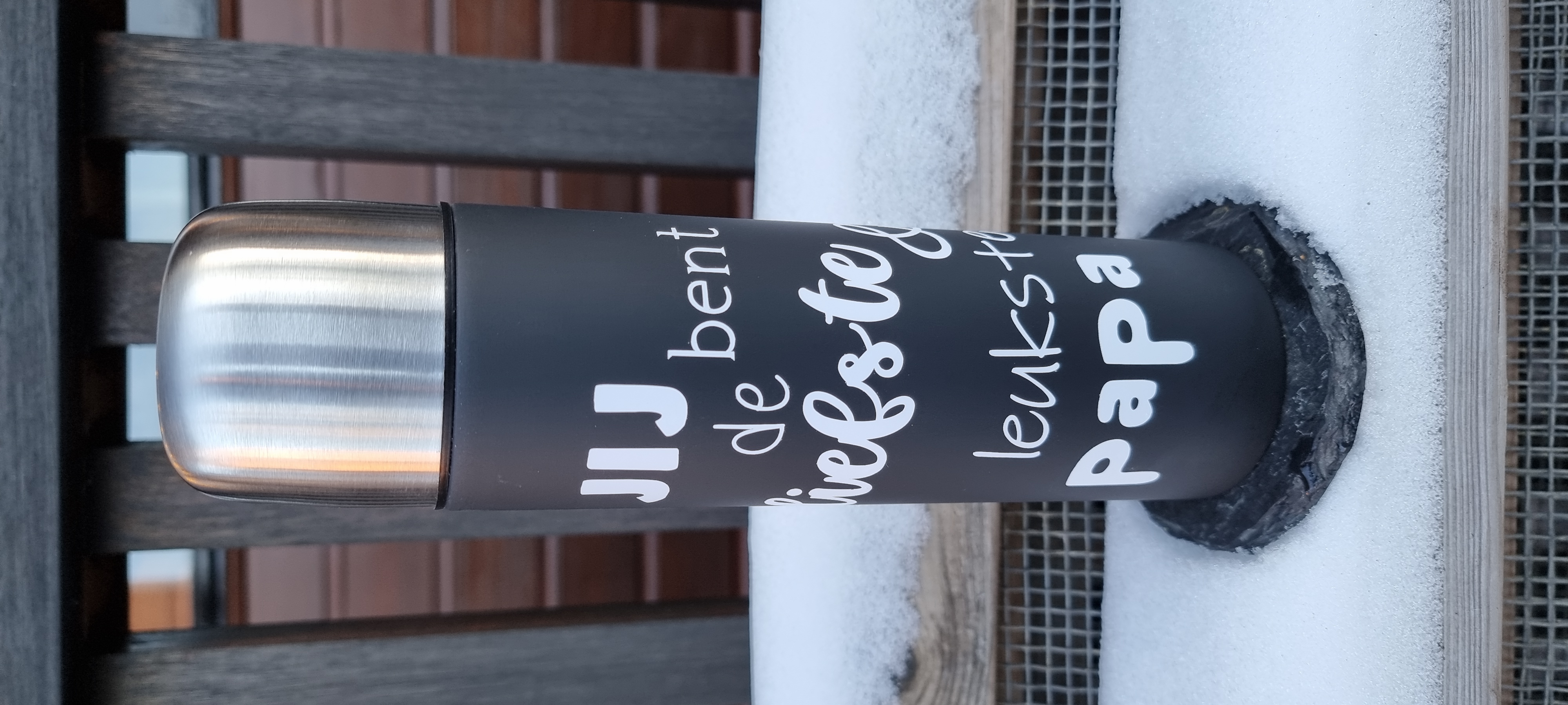 Cadeau - Thermosfles voor papa