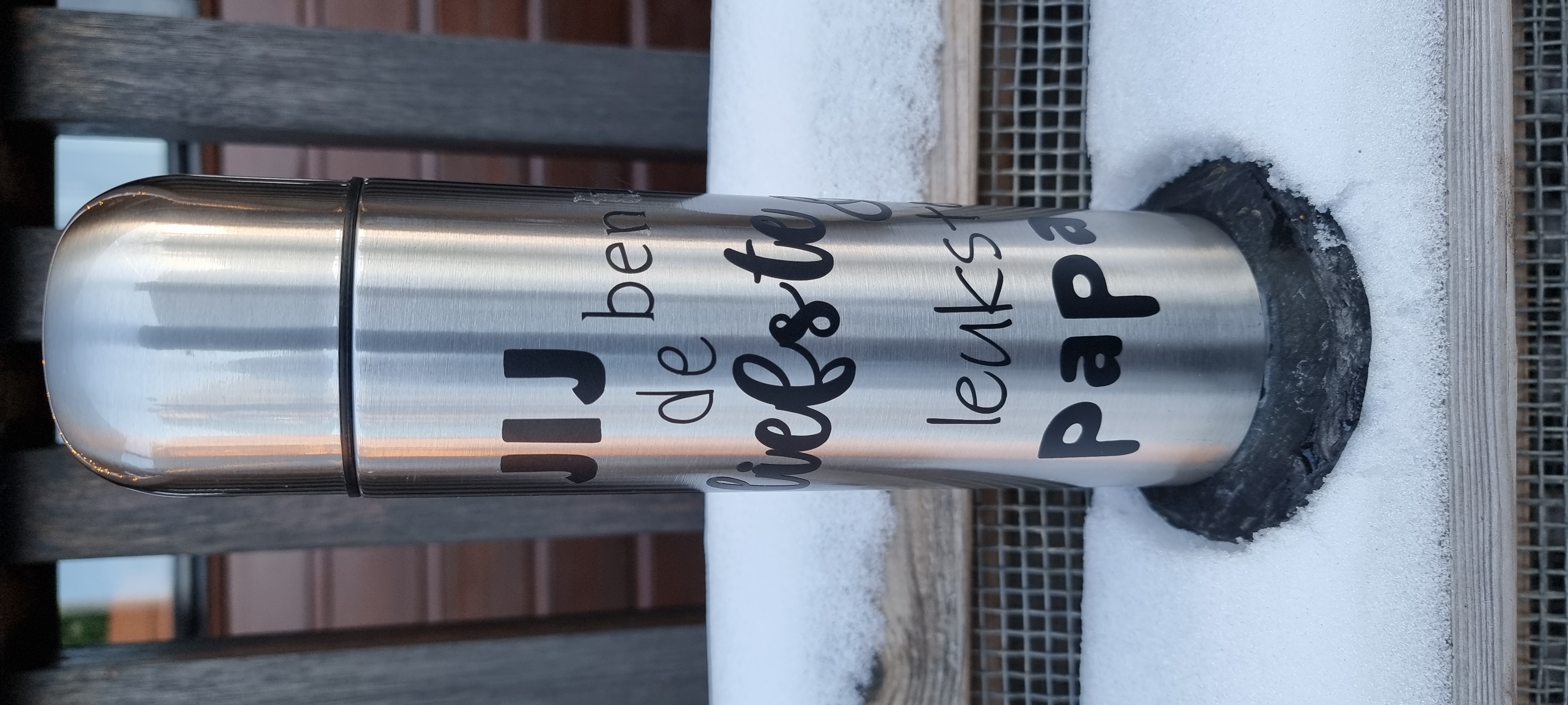 Cadeau - Thermosfles voor papa