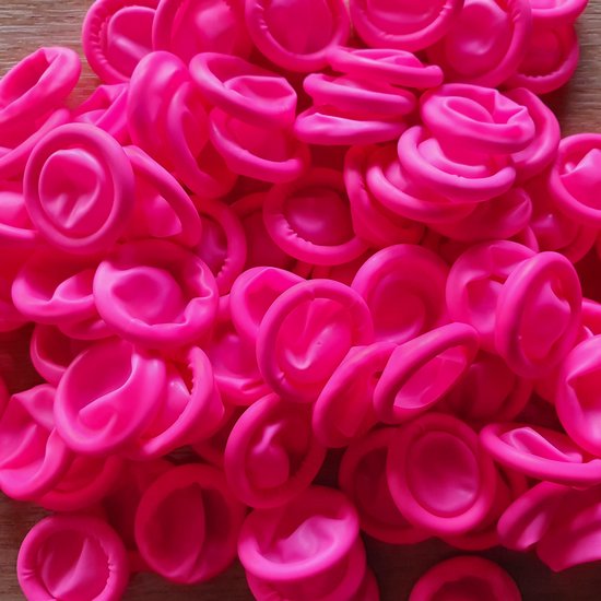 Vingercondoom | 50x | Roze
